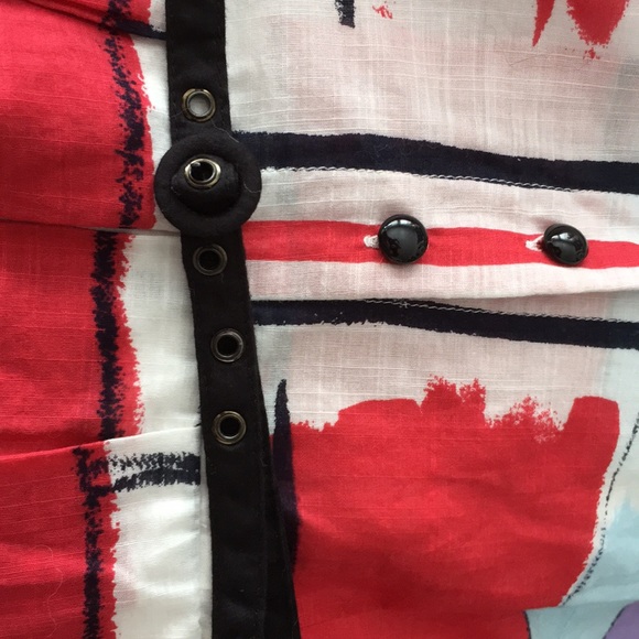 Abstract Paint Anthropologie Shirtdress by Floreat - Picture 6 of 7